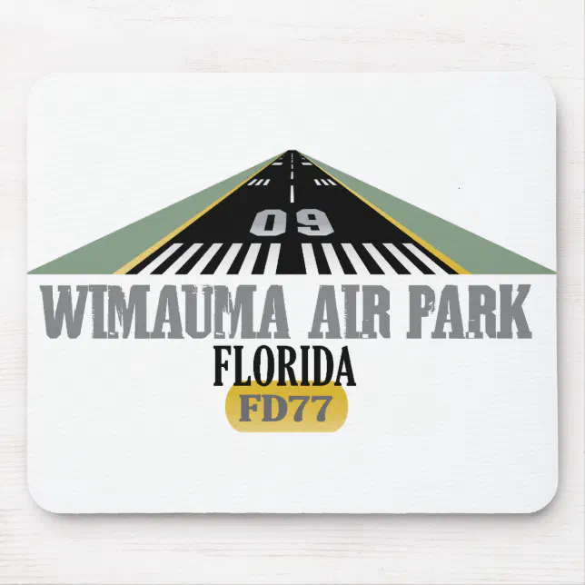 Mousepad Wimauma Air Park Flórida - Passagem Aeroportuária | Zazzle ...