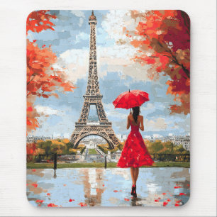 Mousepad Wind Romance Paris Chic Walk