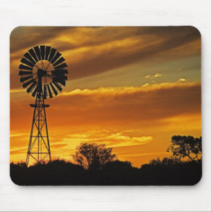 Mousepad Windmill e Sunset, William Creek, Oodnadatta