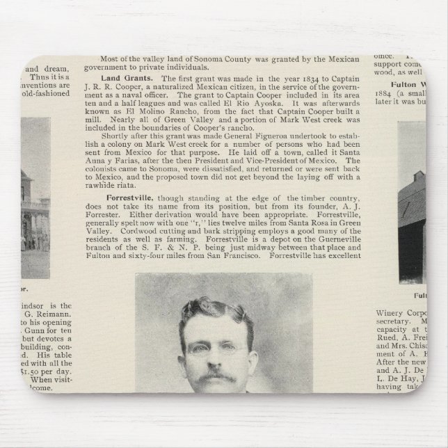 Mousepad Windsor, Fulton, Califórnia (Frente)