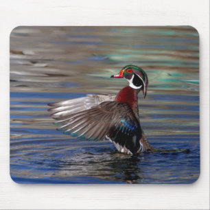 Mousepad Wing Flapping Wood Duck