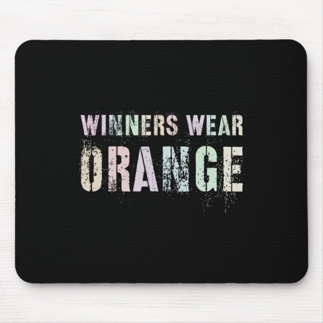 Mousepad WINNERS VESTE ÓRANGE Summer Camp Team Gama de Guer (Frente)