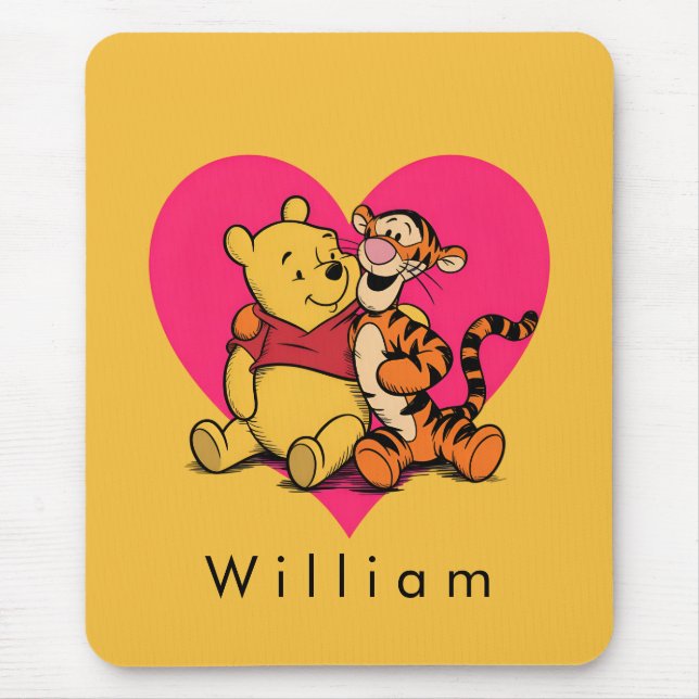 Mousepad Winnie the Pooh & Tigger Doces (Frente)