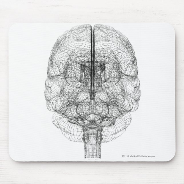 Mousepad Wireframe do cérebro (Frente)