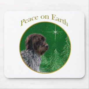 Mousepad Wirehaired Apontando Griffon Peace