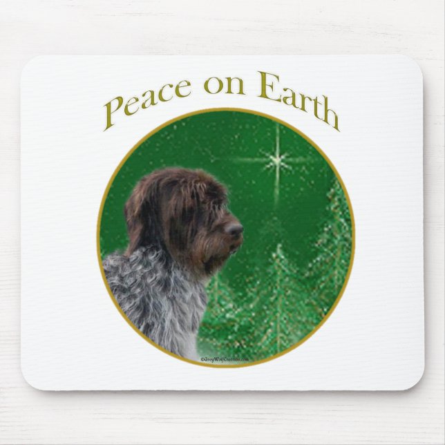 Mousepad Wirehaired Apontando Griffon Peace (Frente)