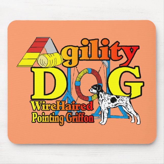 Mousepad Wirehaired Pointing Griffon (Frente)