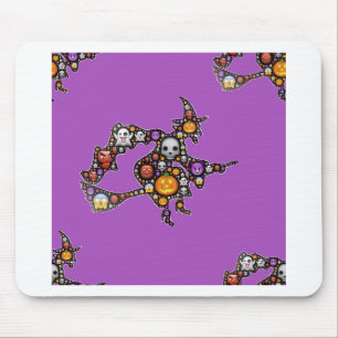 Mousepad witch emoji