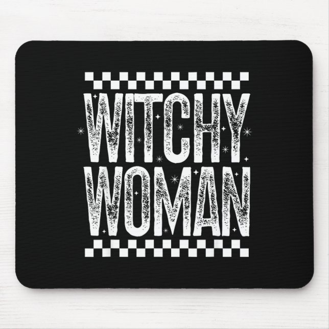 Mousepad Witchy Woman Soky Mama Retro Halloween Season Quot (Frente)