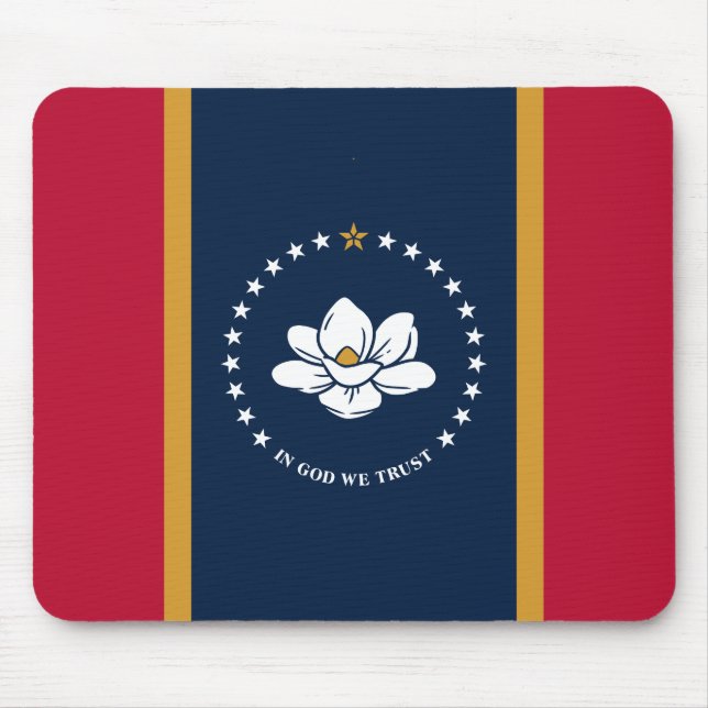 Mousepad with Flag of Mississippi State, USA (Frente)