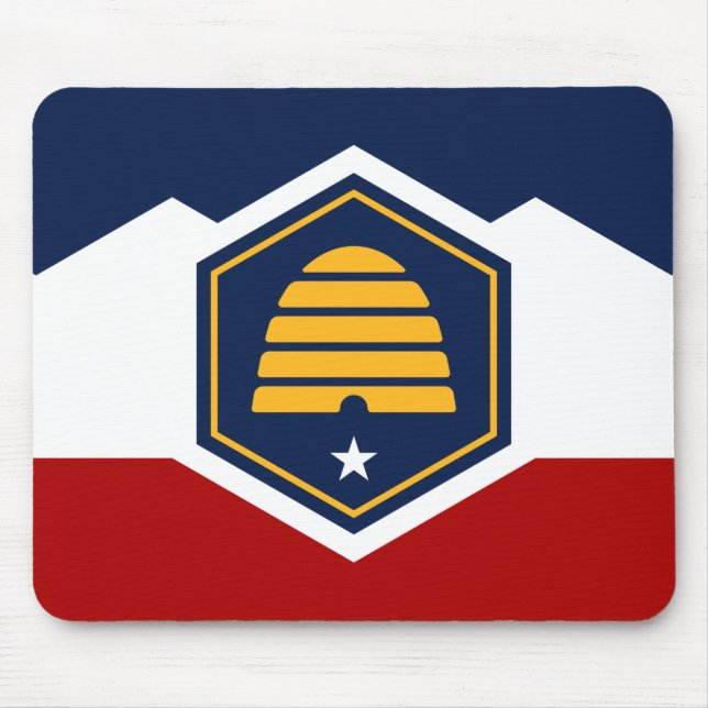 Mousepad with Flag of Utah, USA (Frente)