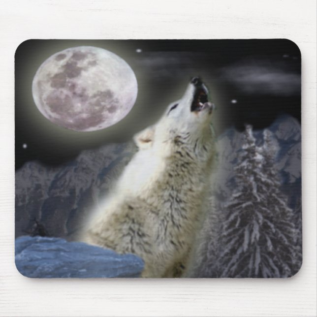 Mousepad Wolf e Moon (Frente)