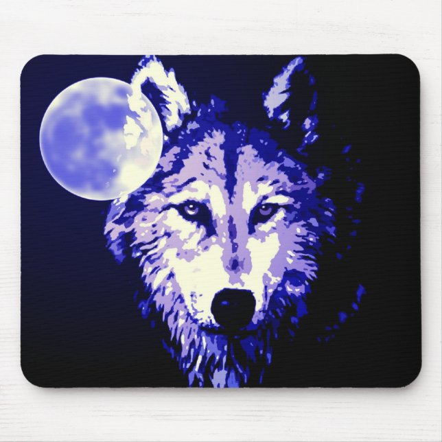 Mousepad Wolf & Moon (Frente)