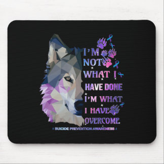 Mousepad Wolf, não sou o que fiz, sou o que tenho sobre