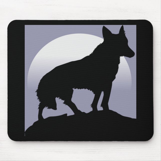 MOUSEPAD WOLF SILHOUETTE (Frente)