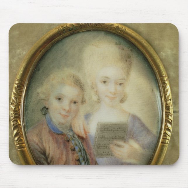 Mousepad Wolfgang Amadeus Mozart e sua irmã (Frente)