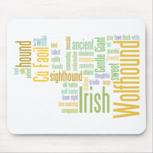 Mousepad Wolfhound irlandês
