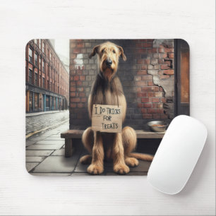 Mousepad Wolfhound Irlandês Pede Tratamentos