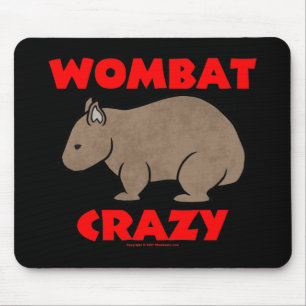 Mousepad Wombat louco