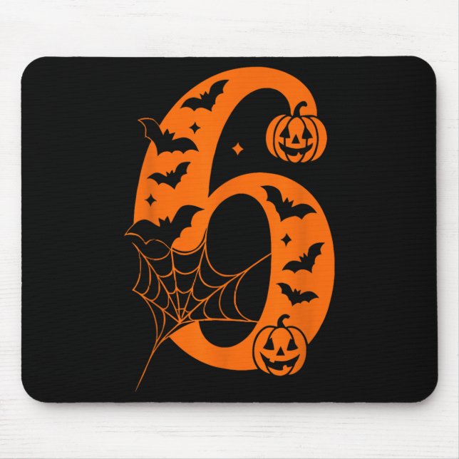 Mousepad Women Men Couple Halloween Costume 6 7 Rizz Six Se (Frente)