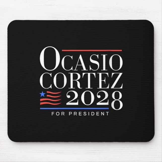 Mousepad Womens Aoc Para Presidente 2028 (Frente)