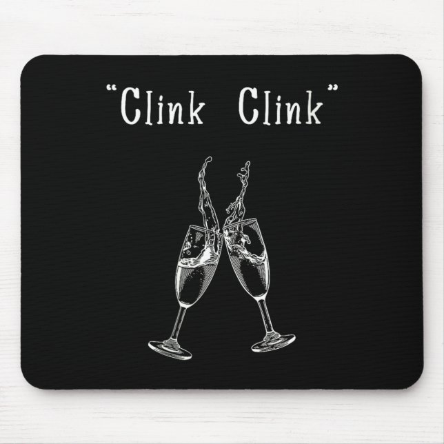 Mousepad Womens Clink Clink V-neck  (Frente)