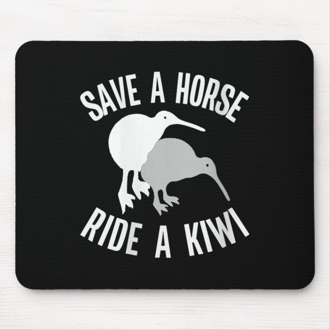 Mousepad Womens Funny New Zealand Kiwi Meme Quote Save A Ho (Frente)