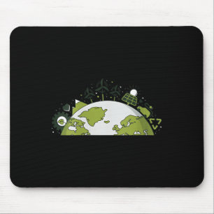 Mousepad Womens Renewable Energy & Reciclagem -