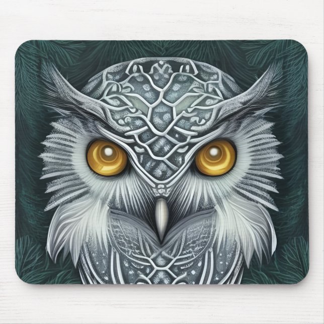 Mousepad Wonder Wonder Snow Owl Beauty (Frente)