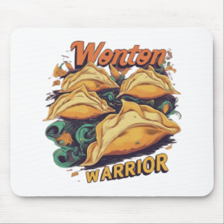 Mousepad Wonton Warrior: Design de Pad de Mouse Reproduzíve