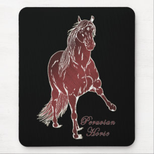 Mousepad Woodcut peruano do cavalo
