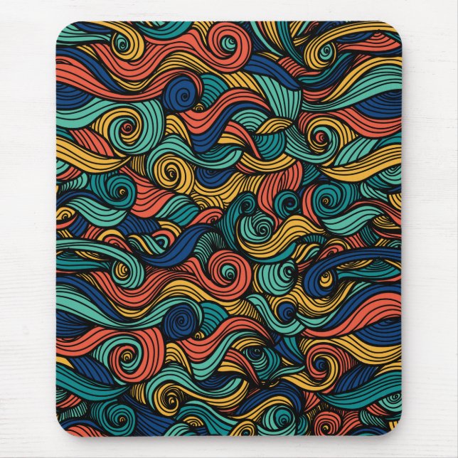 Mousepad Wool Topped paisley (Frente)