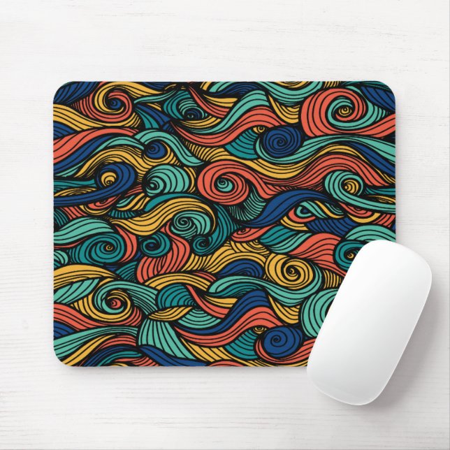 Mousepad Wool Topped paisley (Com mouse)