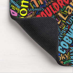 Mousepad Wordy Halloween