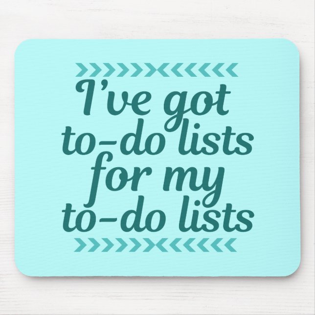 Mousepad Workaholic engraçado (Frente)