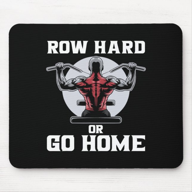 Mousepad Workout de Malhação de Construção de Bodybuilding  (Frente)