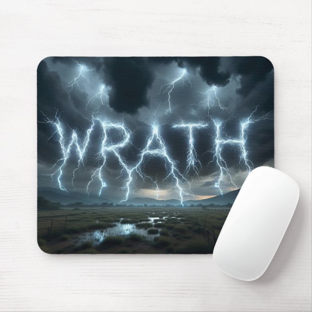 Mousepad Wrath Lightning Sobre Campo (Com mouse)