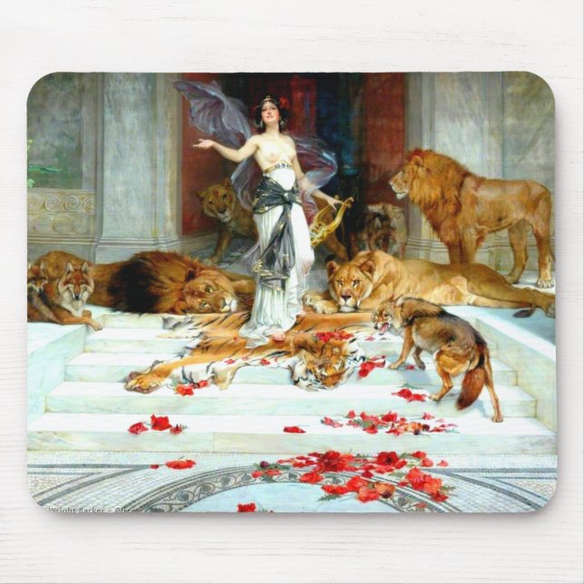 Mousepad Wright Barker Circe Nyph Deusa Da Magic Witch En (Frente)