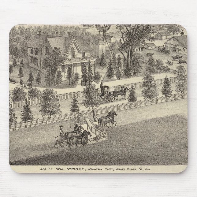 Mousepad Wright, residências Putnam (Frente)