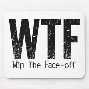 Mousepad WTF: Ganhar a Face (Hóquei)