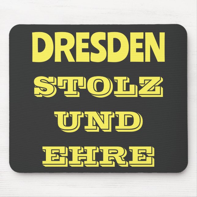 Mousepad Wunderbares Design für alle Dresdner (Frente)