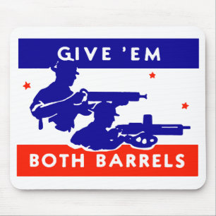 Mousepad WWII dá-lhes os dois barris