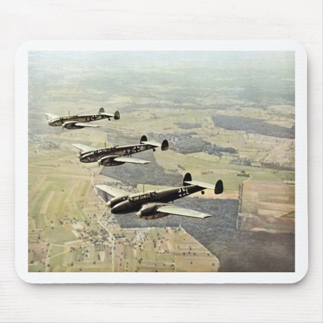 Mousepad WWII três Messerschmitt ME-110 (Frente)