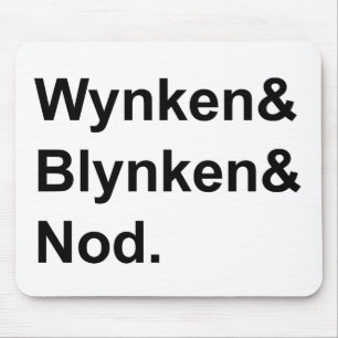 Mousepad Wynken Blynken & Nod História de Dormir do Sapat