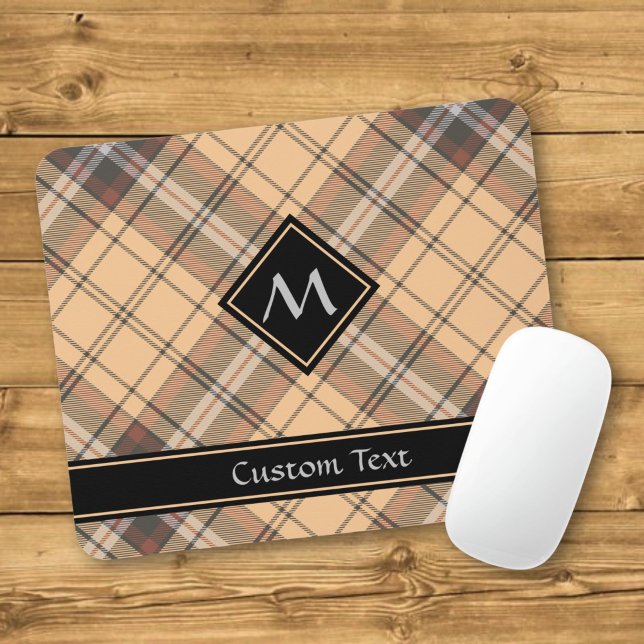 Mousepad Xadrez bege e marrom (Criador carregado)