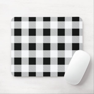 Mousepad xadrez branca e negra da fazenda russa