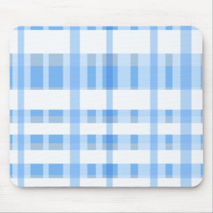 Mousepad Xadrez brandamente azul e branca