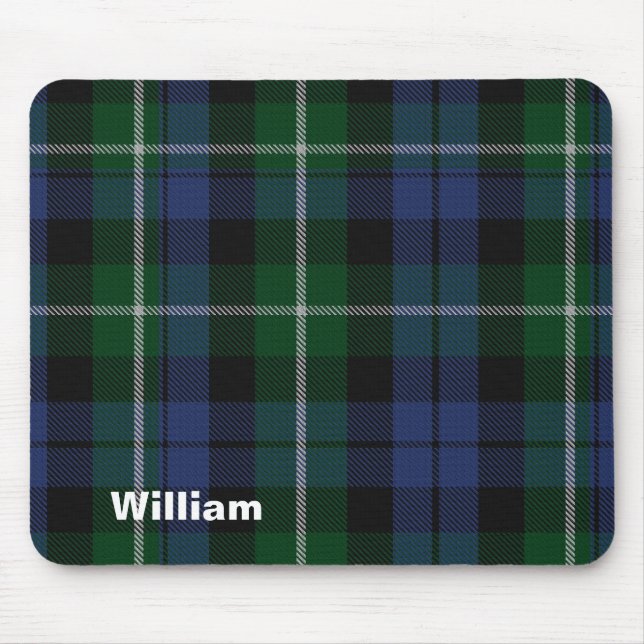 Mousepad Xadrez de Tartan tradicional do clã de Campbell (Frente)