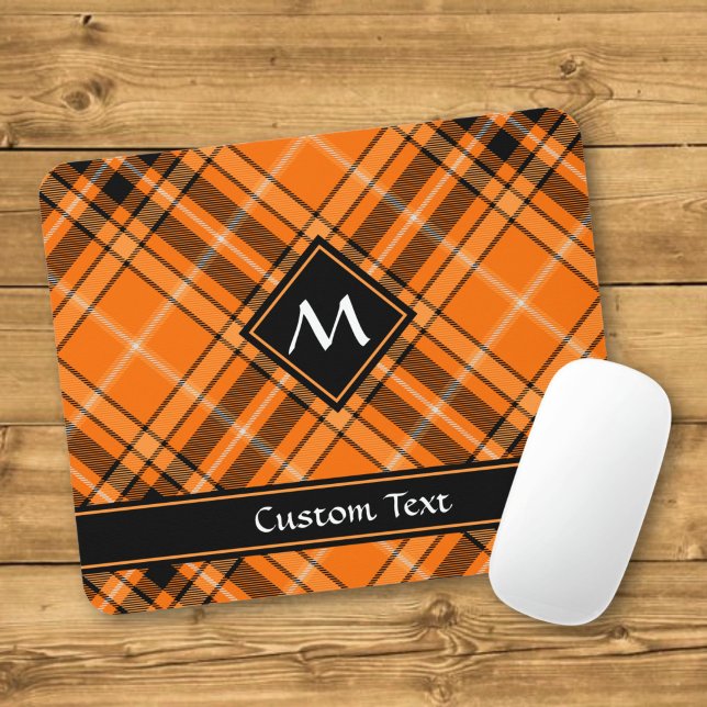 Mousepad Xadrez Laranja de Halloween (Criador carregado)