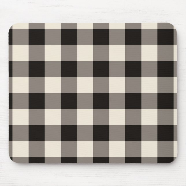 Mousepad Xadrez Quadrado Marrom (Frente)